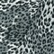 Cold Gray-Black Cheetah Printed Polyester Chiffon Woven Fabric By the Yard